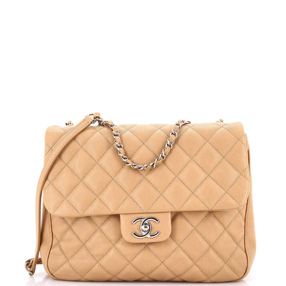 Chanel Large Urban Companion Flap Bag Quilted Caviar